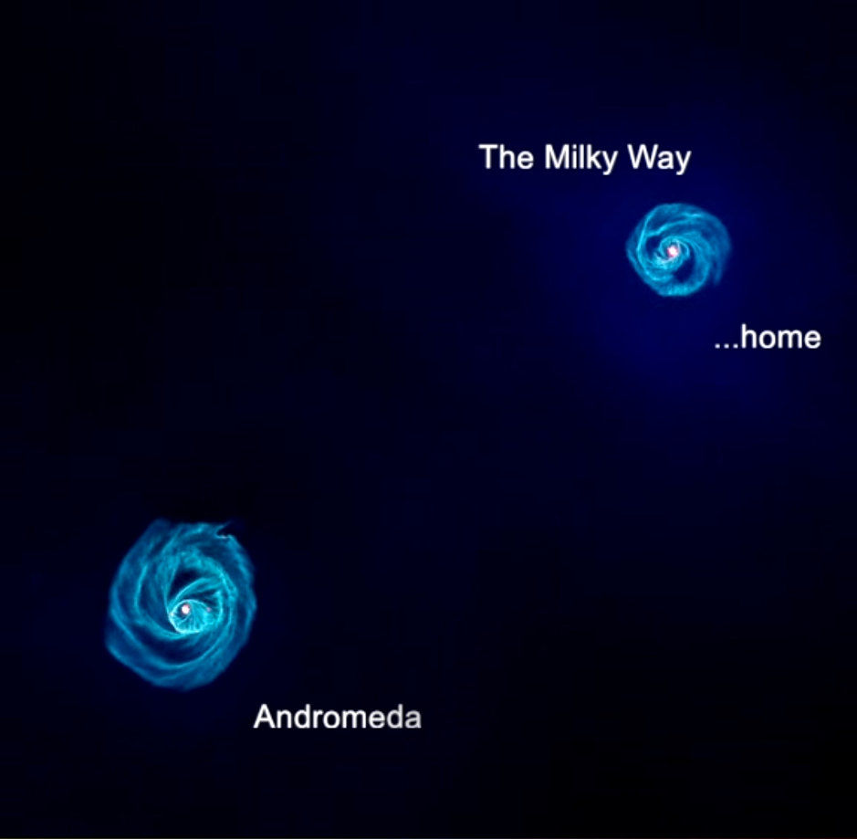 Галактика Андромеда оказалась значительно меньше, чем предполагалось