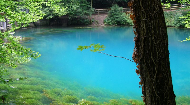 Интересные места Германии: голубое озеро Блаутопф