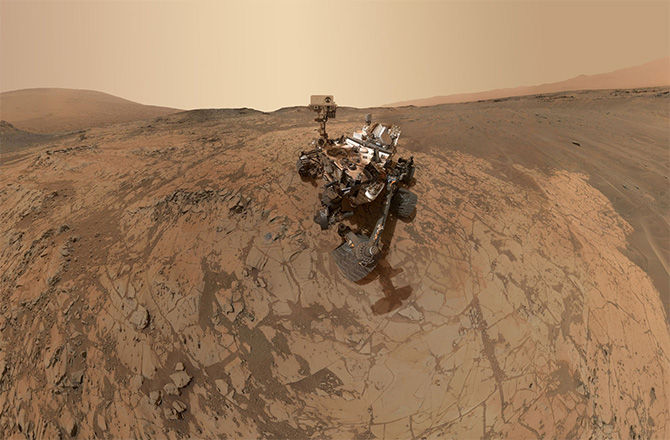 Новый автопортрет марсианского ровера Curiosity 