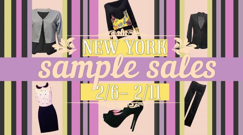 Sample Sales Нью-Йорка с 12 по 18 февраля