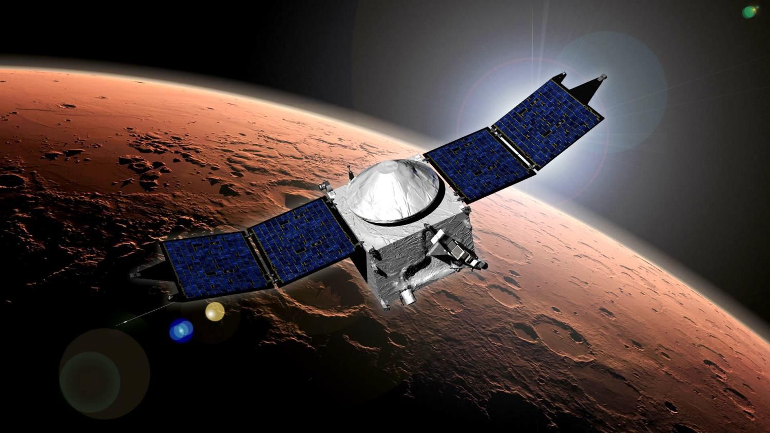 КА MAVEN совершил «глубокое погружение” в атмосферу Марса