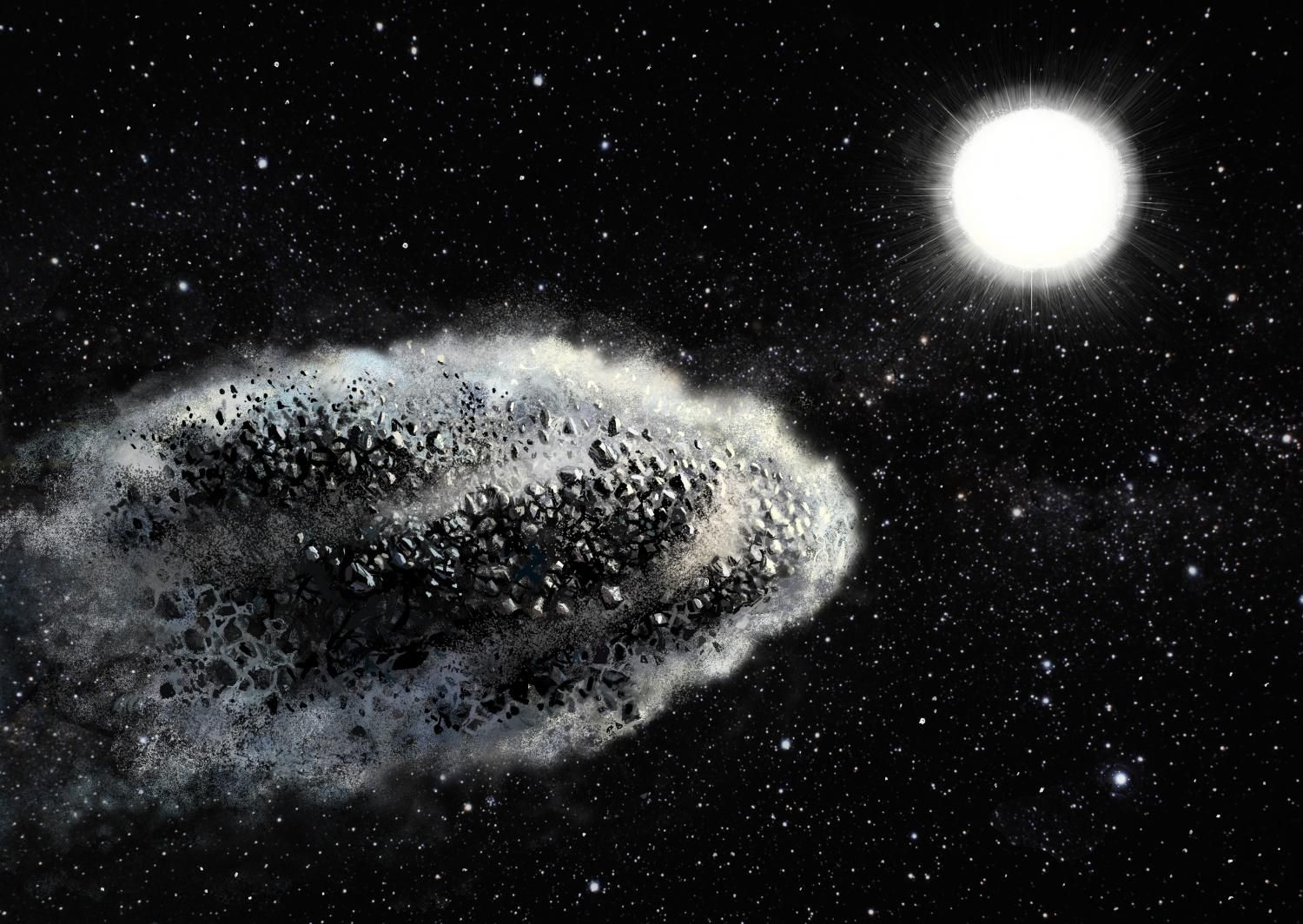 Загадочные наблюдения астероидов объясняются распадом астероидов близ Солнца