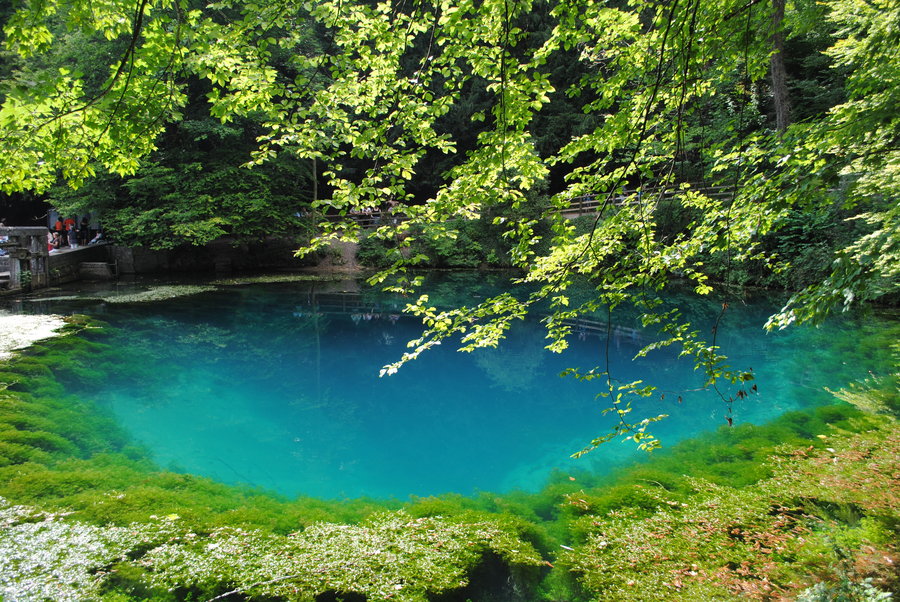 Интересные места Германии: голубое озеро Блаутопф