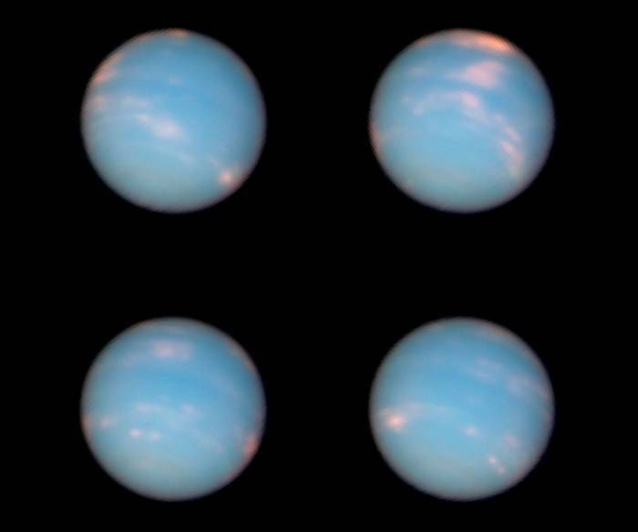 «Хаббл» зафиксировал гигантский шторм на поверхности Нептуна
