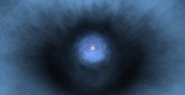 Специалисты впервые получили снимок "бублика" вокруг черной дыры