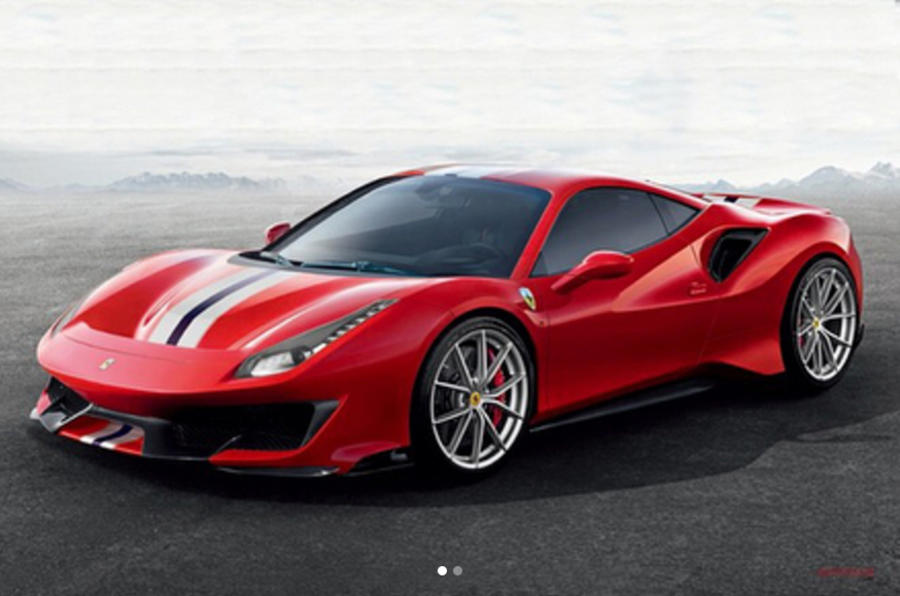 «Заряженная» версия суперкара Ferrari 488 GTB получит имя Pista