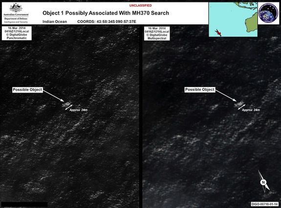 На снимках со спутников, возможно, удалось обнаружить обломки пропавшего Boeing