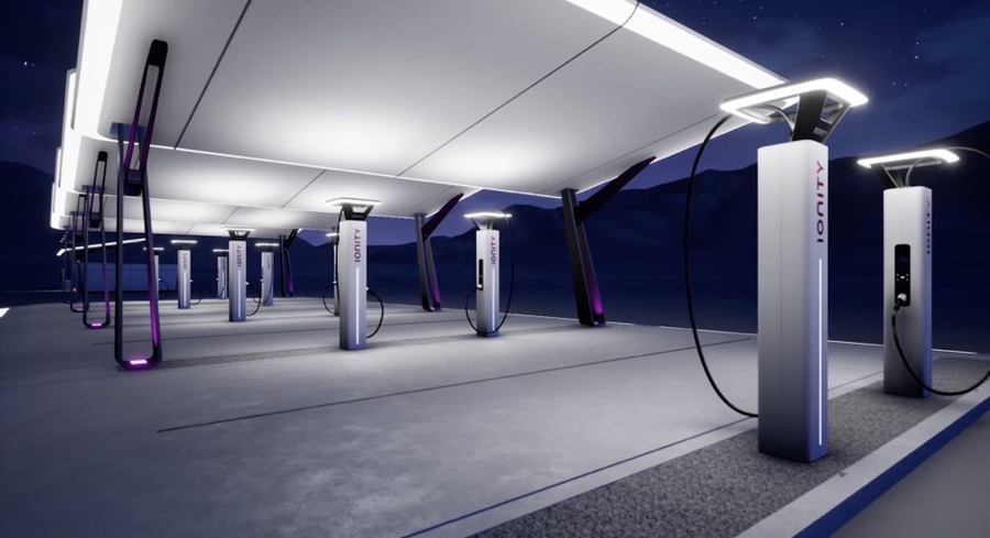 В Женеве показали как будут выглядеть зарядные станции Ionity