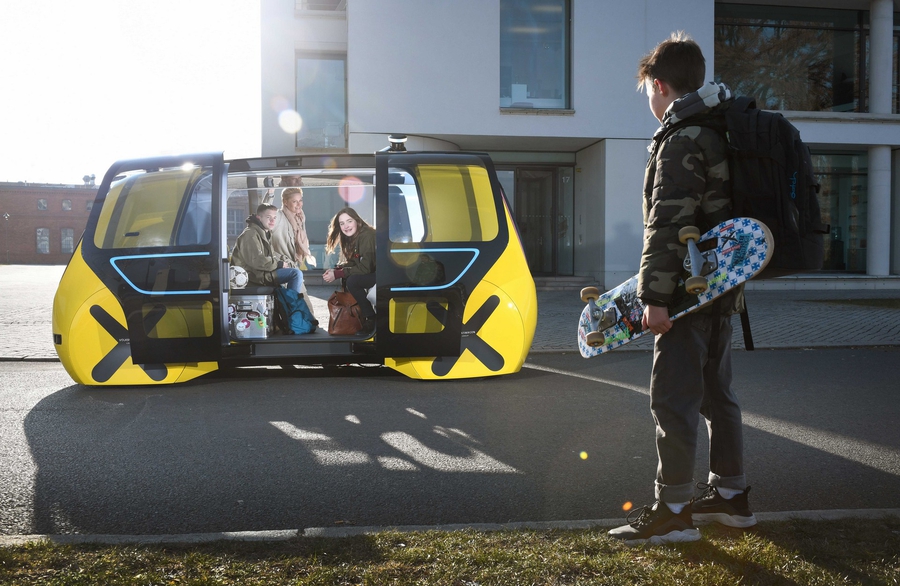 Женева 2018: Volkswagen представил автономный «школьный автобус» 