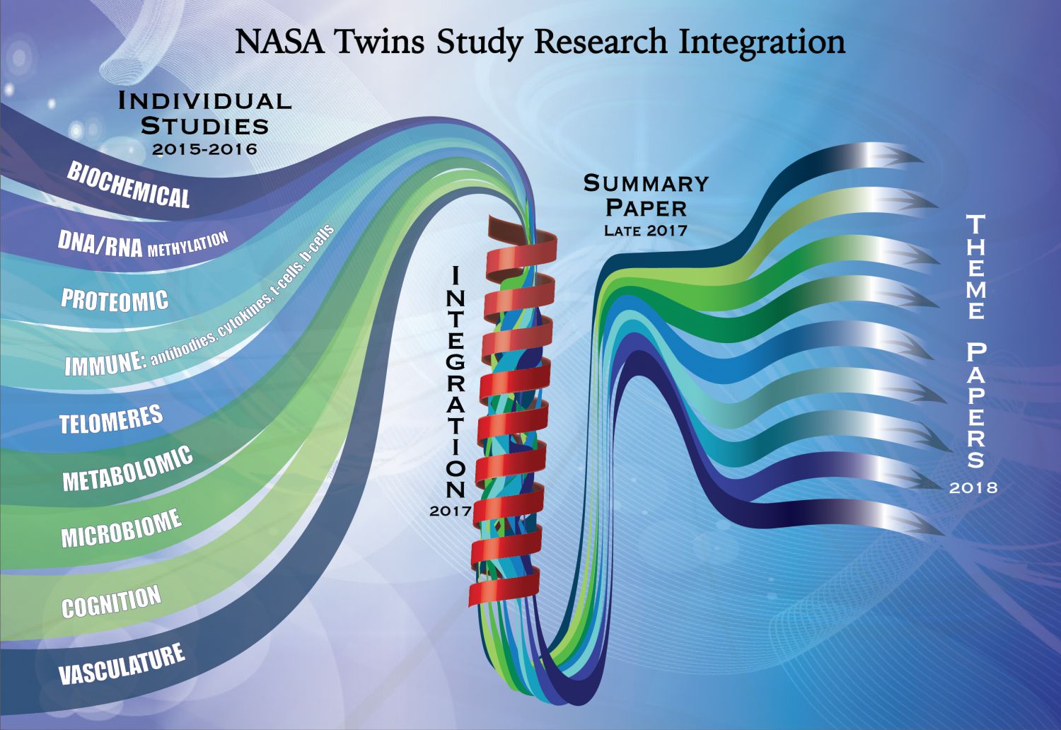 Исследователи НАСА объединяют усилия в изучении здоровья братьев-близнецов
