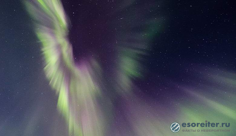 Фотограф из Швеции запечатлел красивое полярное сияние