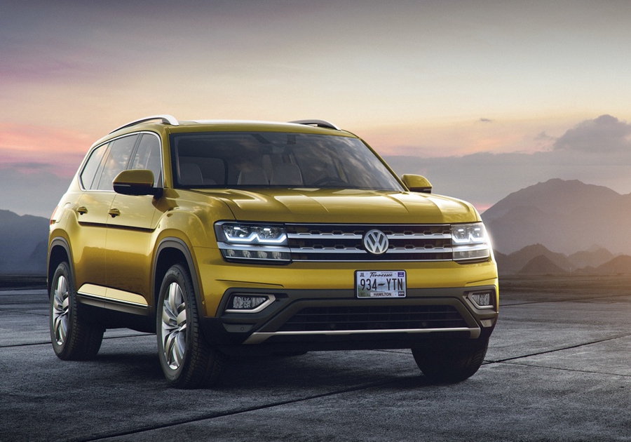 Volkswagen показал новый пятиместный Atlas