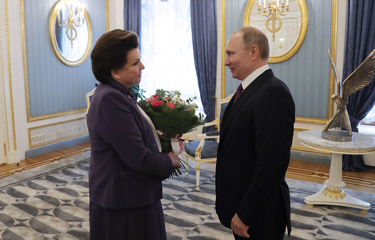 Валентина Терешкова получила поздравление от Владимира Путина