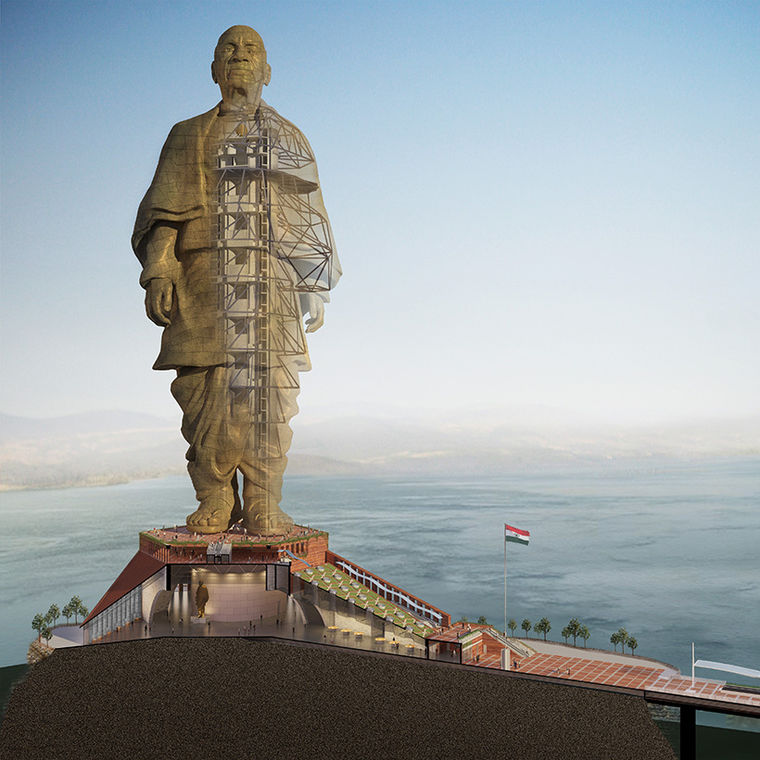 Самую высокую статую в мире строят в Индии
