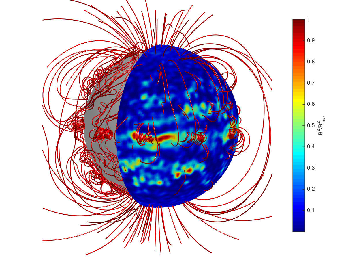 Магнитные «горячие пятна» на поверхностях нейтронных звезд