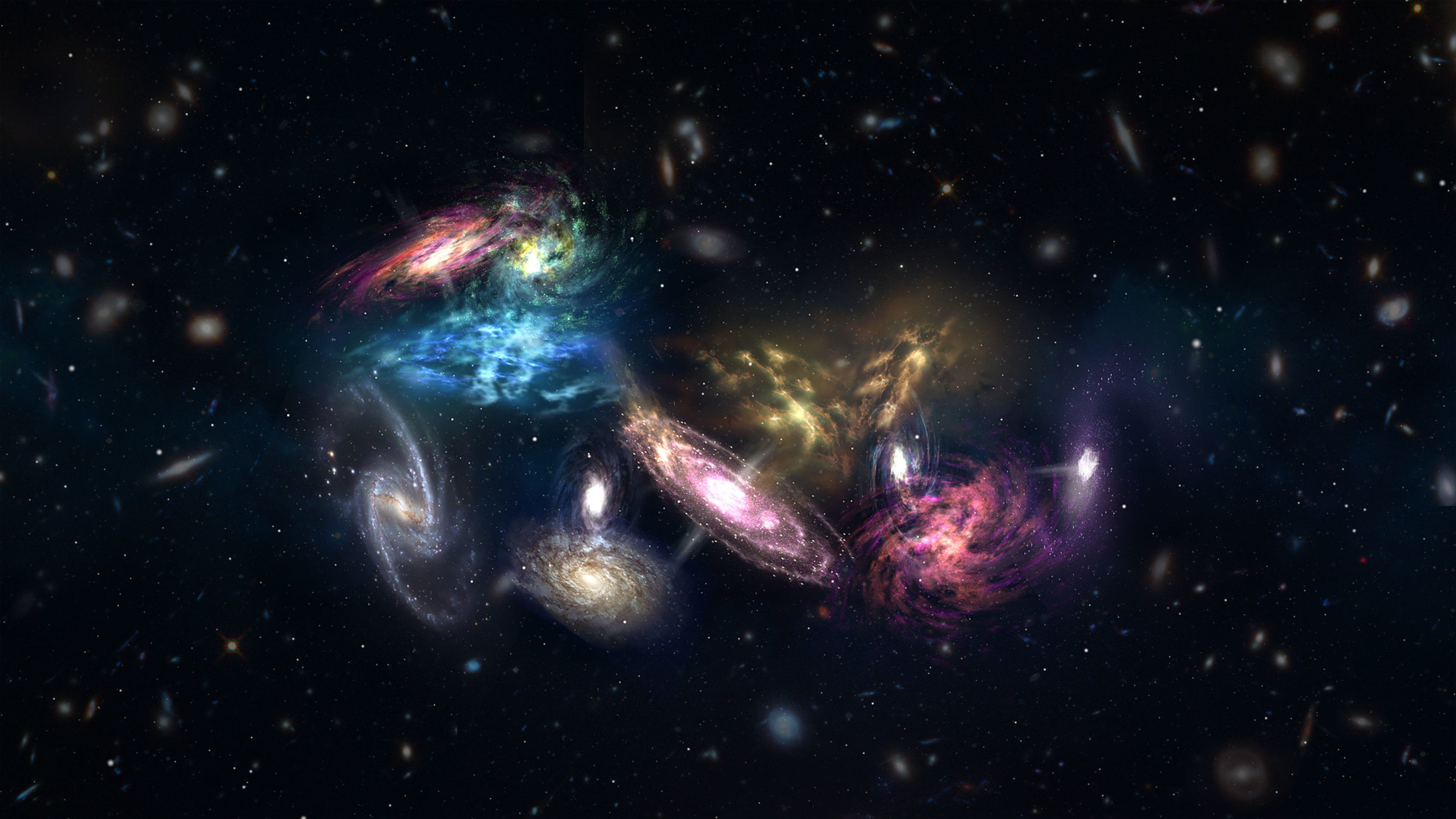 Астрономы стали свидетелями гигантского древнего слияния галактик