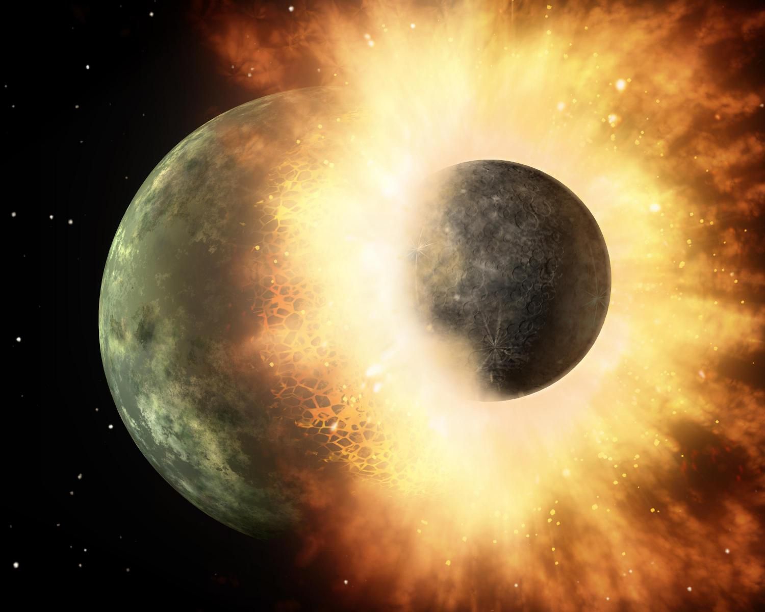 Изотопный анализ подтвердил теорию «взрывного» происхождения Луны