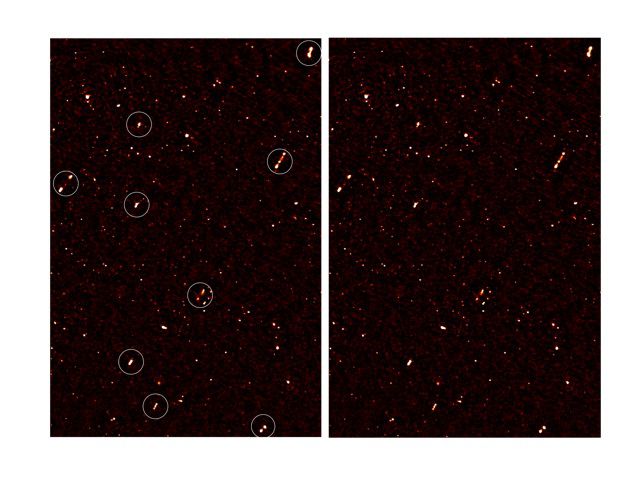 Обнаружены далекие черные дыры с упорядоченно ориентированными джетами