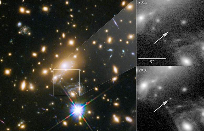 Ученые сфотографировали звезду, удаленную на 9 миллиардов световых лет