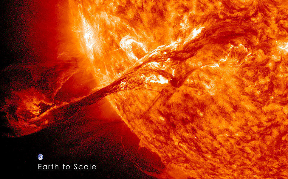 Ученым НАСА удалось определить причину возникновения разных вспышек на Солнце
