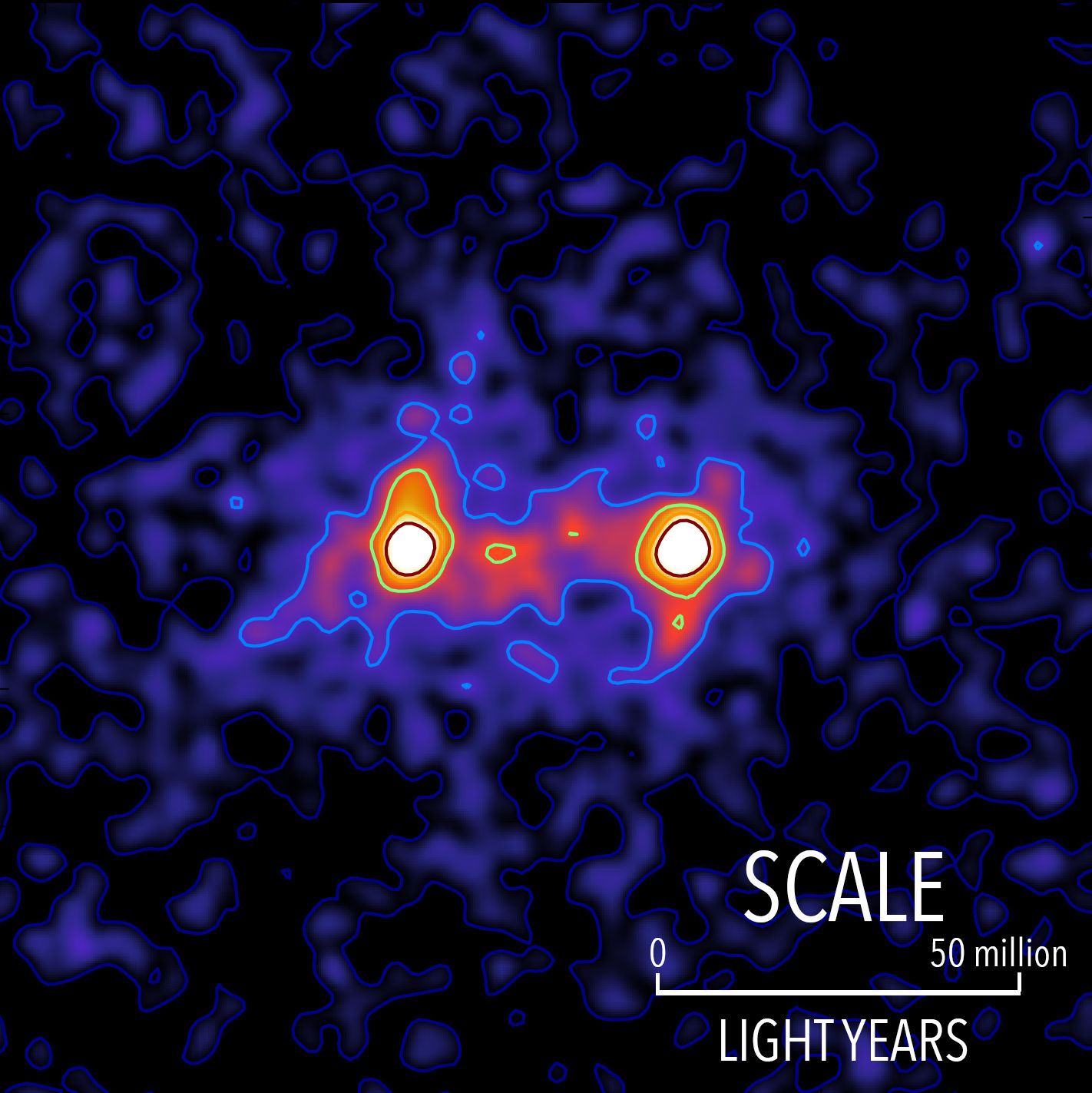 Астрономы делают первый «снимок» сети из темной материи, связывающей галактики