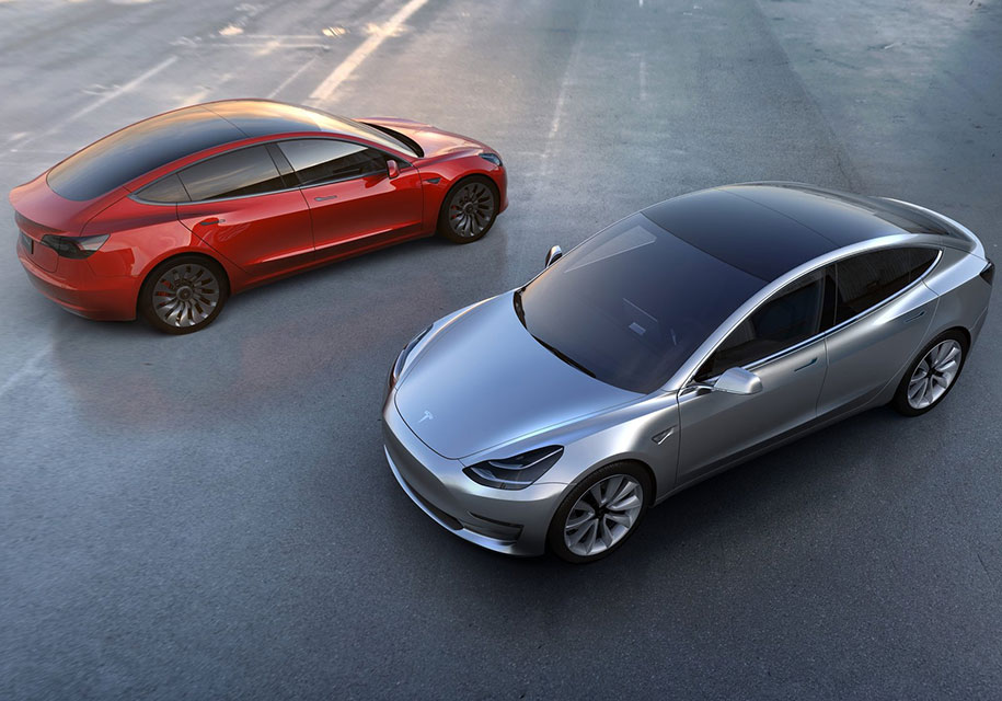 Tesla Model 3 с двумя электромоторами встанет на конвейер летом
