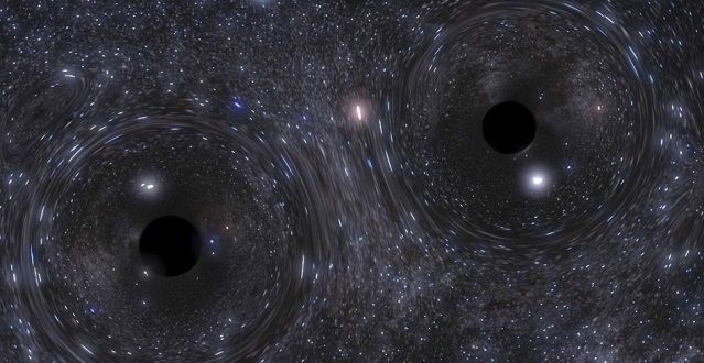 В плотных скоплениях звезд могут происходить мощные слияния черных дыр