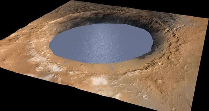 На Марсе может находиться жидкая соленая вода, выяснили ученые