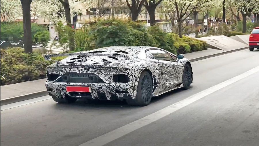  Lamborghini Aventador SVJ замечен во время тестов в Европе 