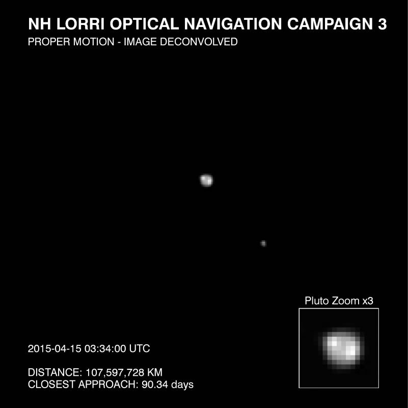 Зонд New Horizons обнаруживает неоднородности на поверхности Плутона
