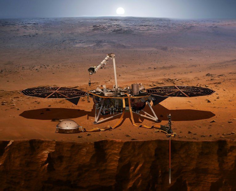 НАСА успешно отправляет к Марсу новый посадочный аппарат InSight