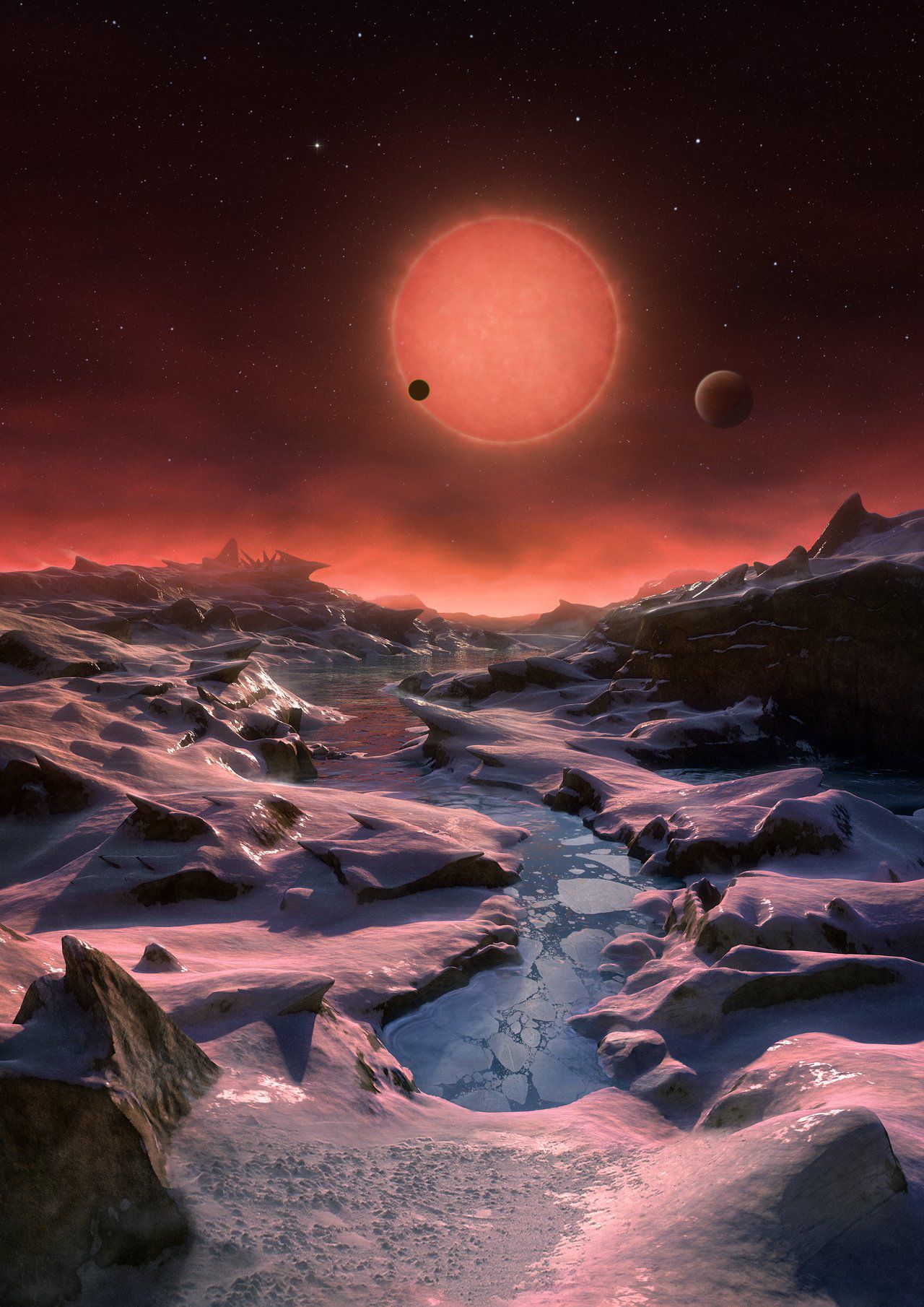 Всего в 40 световых годах от Земли обнаружены три многообещающие экзопланеты