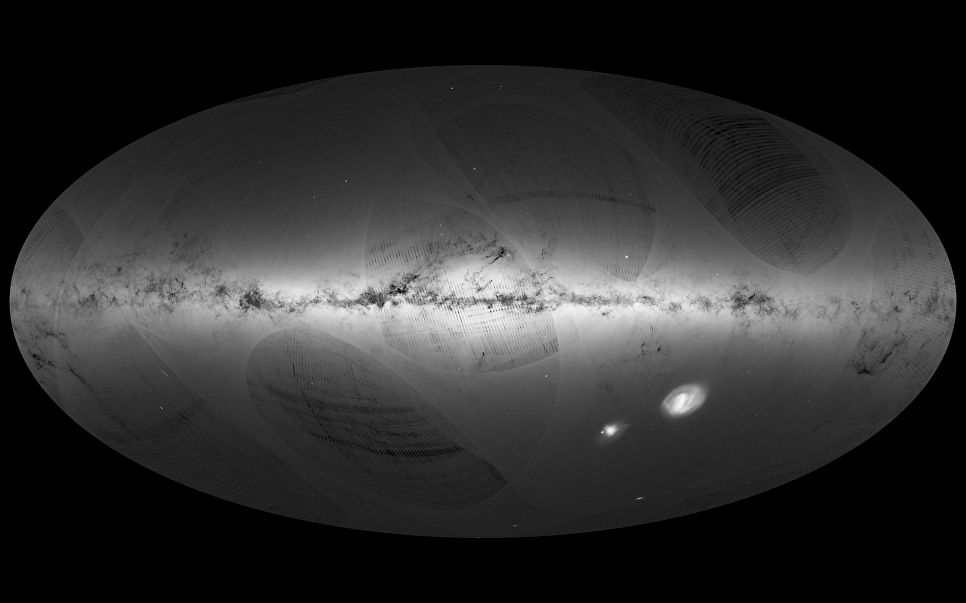 С помощью телескопа GAIA астрономы смогли представить Галактику спустя 5 млн лет