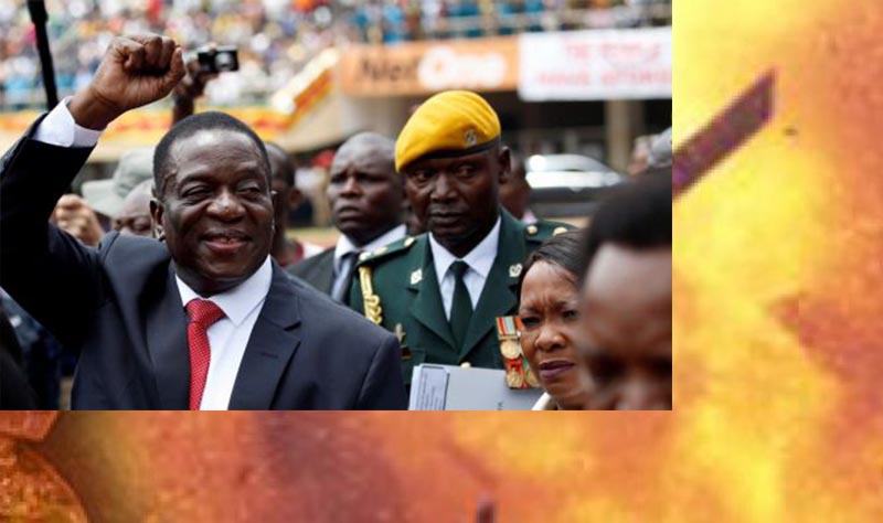 Теракт в Зимбабве: Во время выступления президента на стадионе прогремел взрыв, есть раненные