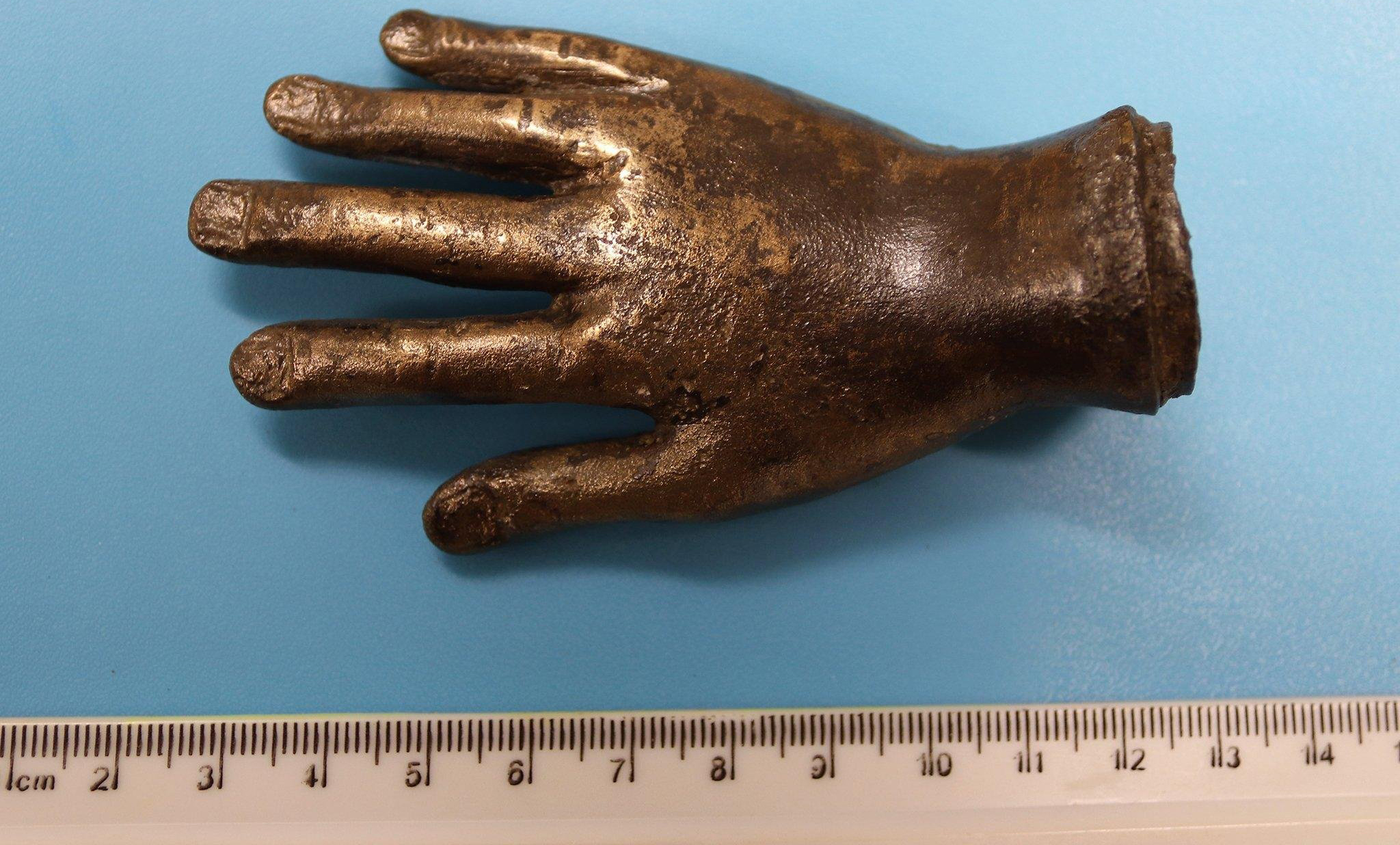 В Великобритании обнаружили "руку бога"