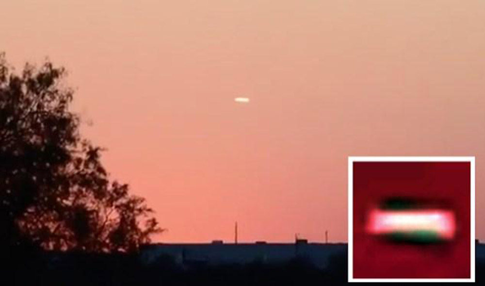 Женщина из Техаса запечатлила НЛО на закате