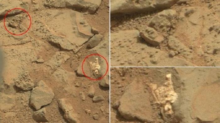 Камера NASA засняла пришельца на Марсе: фото